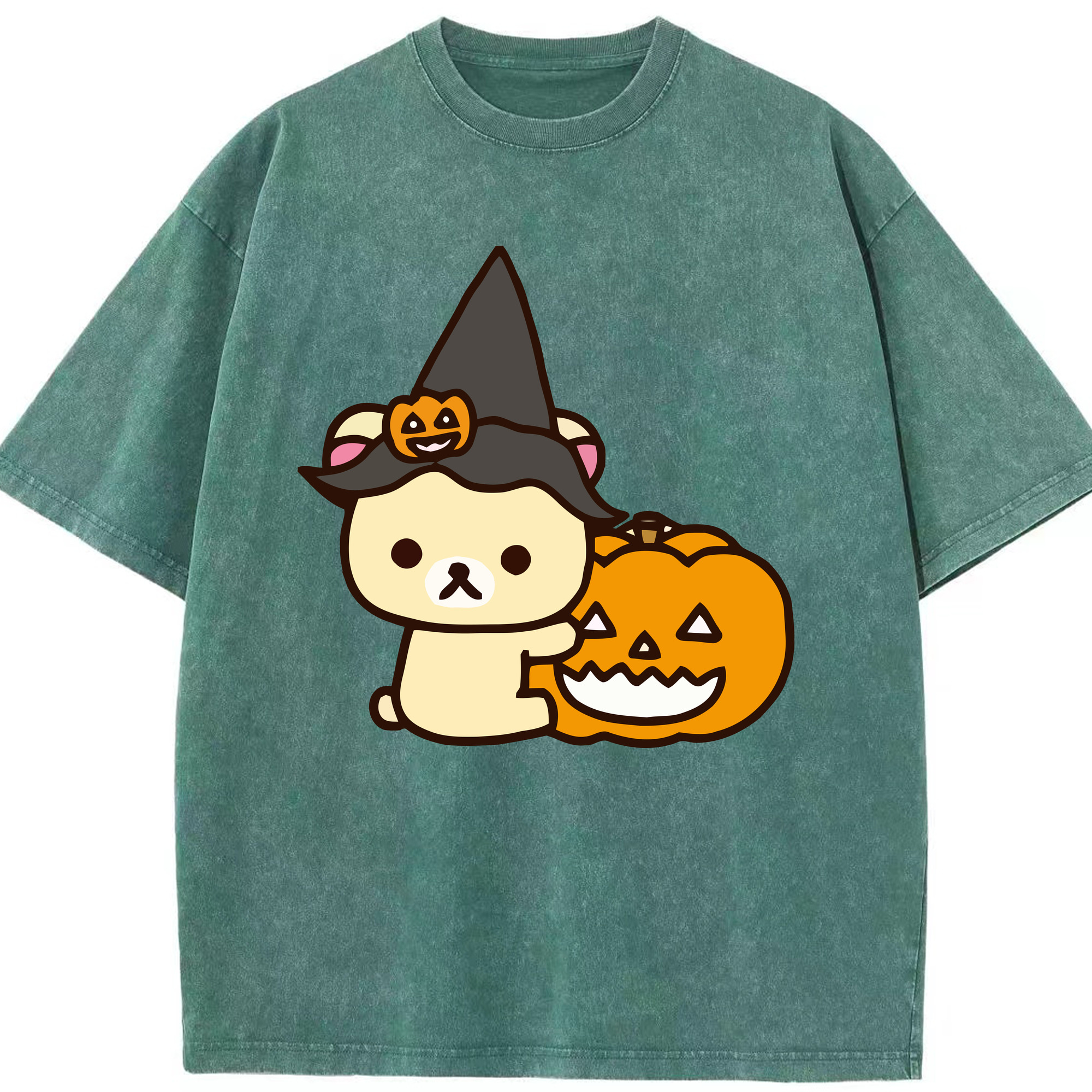（画像用） リラックマ リラックマ キイロイトリ Rilakkuma Korilakkuma Kiiroitori 綿100% ヴィンテージ風 半袖Tシャツ（フロントプリント）